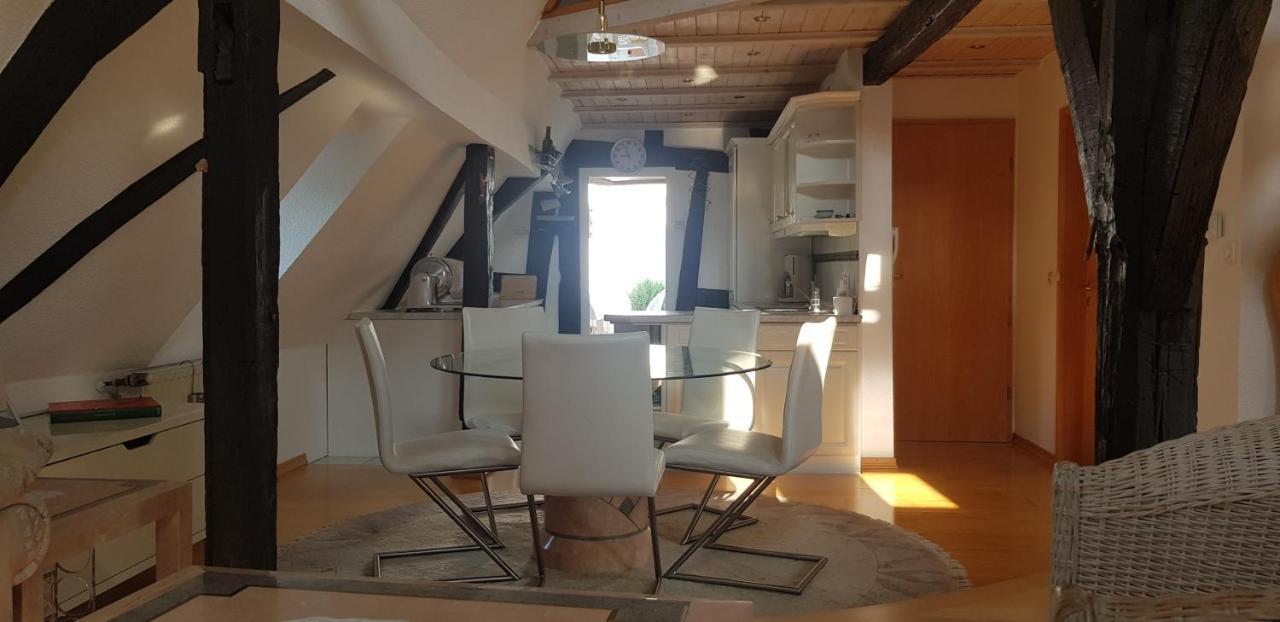 Penthouse Im Historischen Fachwerkhaus Mit Grosser Dachterrasse An Zentralster Lage بوبارد المظهر الخارجي الصورة