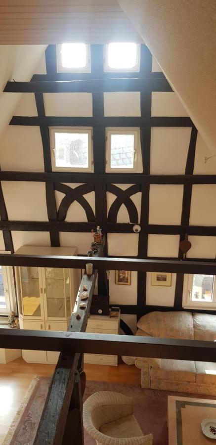 Penthouse Im Historischen Fachwerkhaus Mit Grosser Dachterrasse An Zentralster Lage بوبارد المظهر الخارجي الصورة