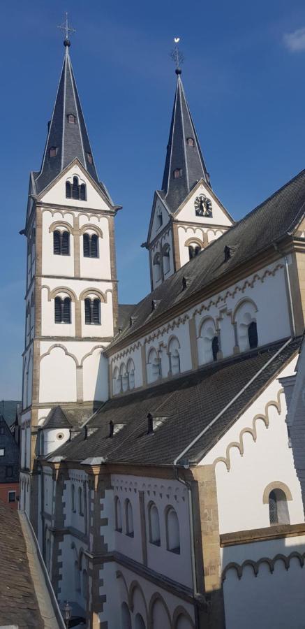 Penthouse Im Historischen Fachwerkhaus Mit Grosser Dachterrasse An Zentralster Lage بوبارد المظهر الخارجي الصورة